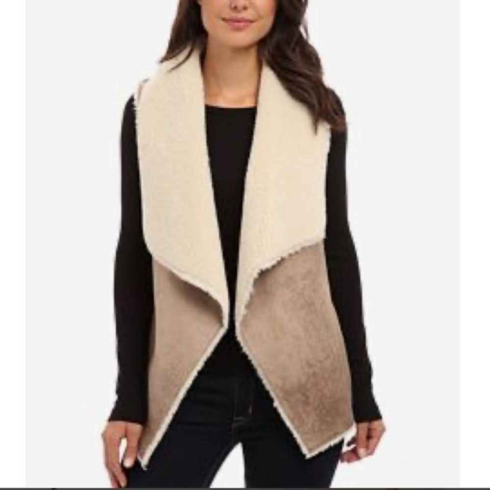 Velvet by Graham & Spencer shearling vest